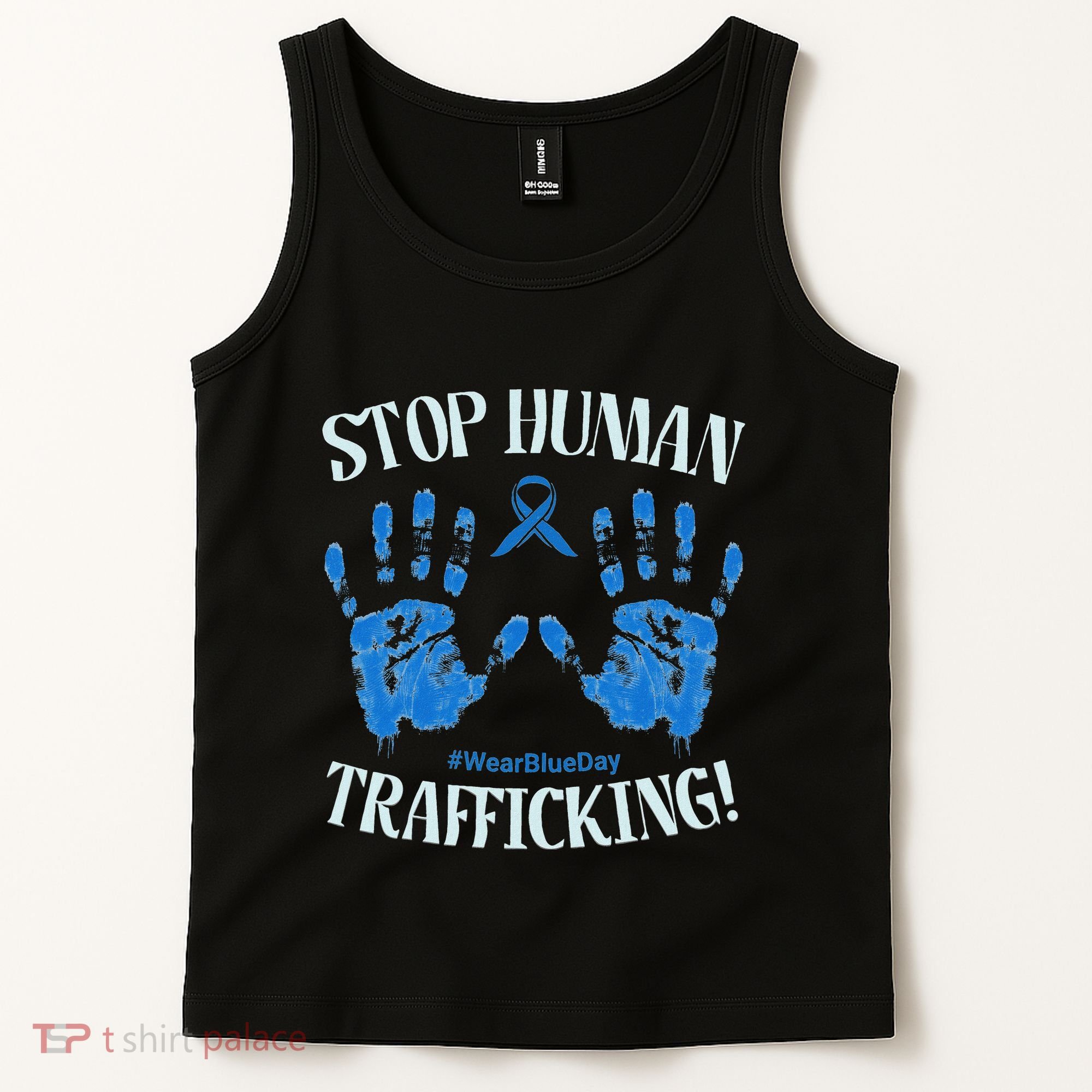 Stop Human Trafficking Awareness Month January 11 Costume Tank Top