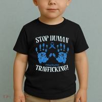 Stop Human Trafficking Awareness Month January 11 Costume Toddler T-Shirt thumb 2