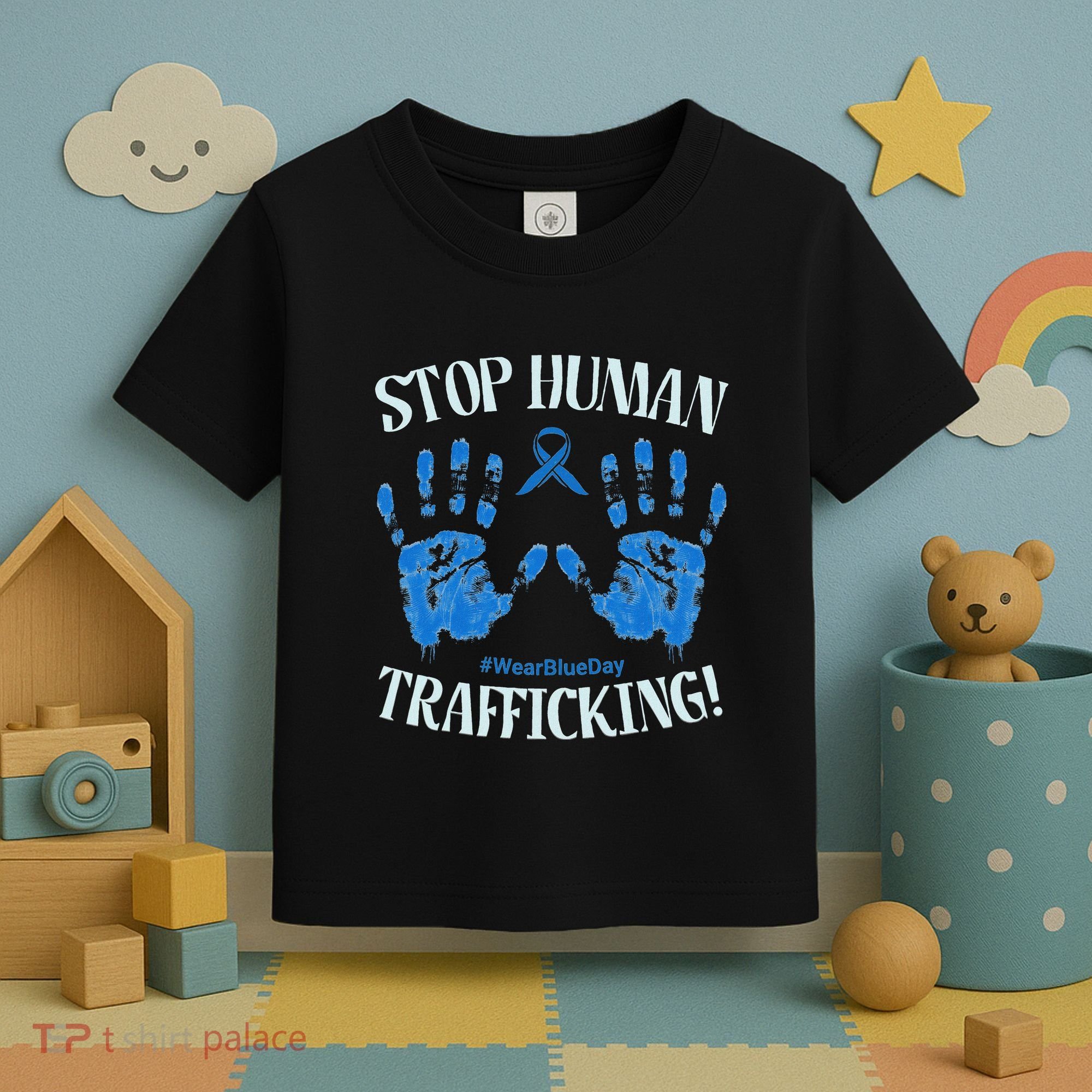 Stop Human Trafficking Awareness Month January 11 Costume Toddler T-Shirt