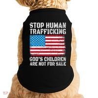 Stop Human Trafficking God's Children Are Not For Sale Doggie Tank thumb 0