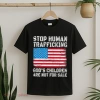 Stop Human Trafficking God's Children Are Not For Sale T-Shirt thumb 2