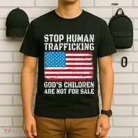 Stop Human Trafficking God's Children Are Not For Sale T-Shirt thumb 6