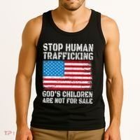 Stop Human Trafficking God's Children Are Not For Sale Tank Top thumb 3