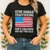 Stop Human Trafficking God's Children Are Not For Sale Women's T-Shirt thumb 2