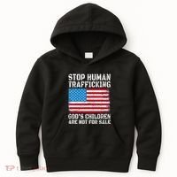 Stop Human Trafficking God's Children Are Not For Sale Kids Hoodie thumb 0