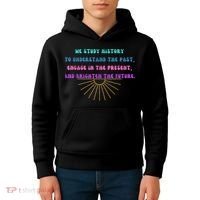 Study History Teach History Kids Hoodie thumb 4