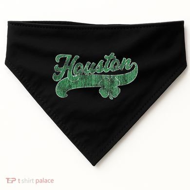 Shamrock Houston Texas Irish St. Patrick's Day USA-Made Doggie Bandana