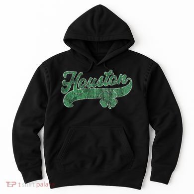 Shamrock Houston Texas Irish St. Patrick's Day Hoodie