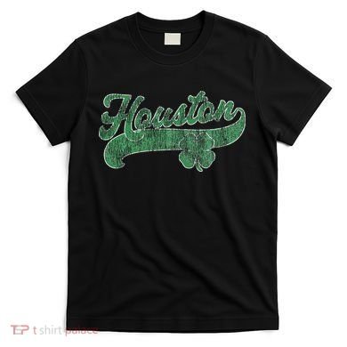 Shamrock Houston Texas Irish St. Patrick's Day T-Shirt