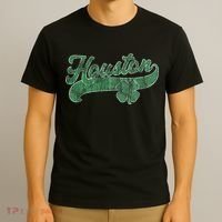 Shamrock Houston Texas Irish St. Patrick's Day T-Shirt thumb 3