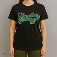 Shamrock Houston Texas Irish St. Patrick's Day T-Shirt thumb 4