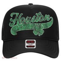 Shamrock Houston Texas Irish St. Patrick's Day Hat thumb 0