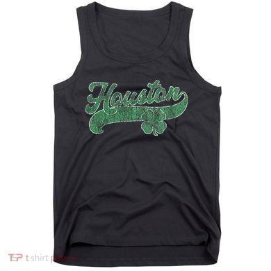 Shamrock Houston Texas Irish St. Patrick's Day Tank Top