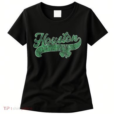 Shamrock Houston Texas Irish St. Patrick's Day Women's T-Shirt