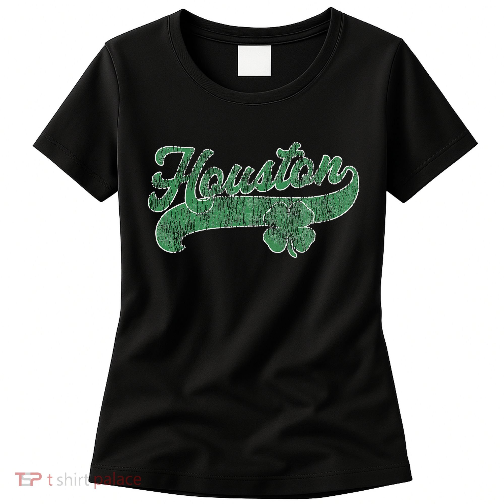 Shamrock Houston Texas Irish St. Patrick's Day Women's T-Shirt