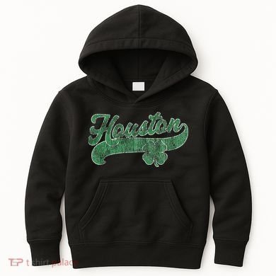 Shamrock Houston Texas Irish St. Patrick's Day Kids Hoodie