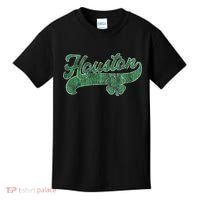 Shamrock Houston Texas Irish St. Patrick's Day Kids T-Shirt thumb 0