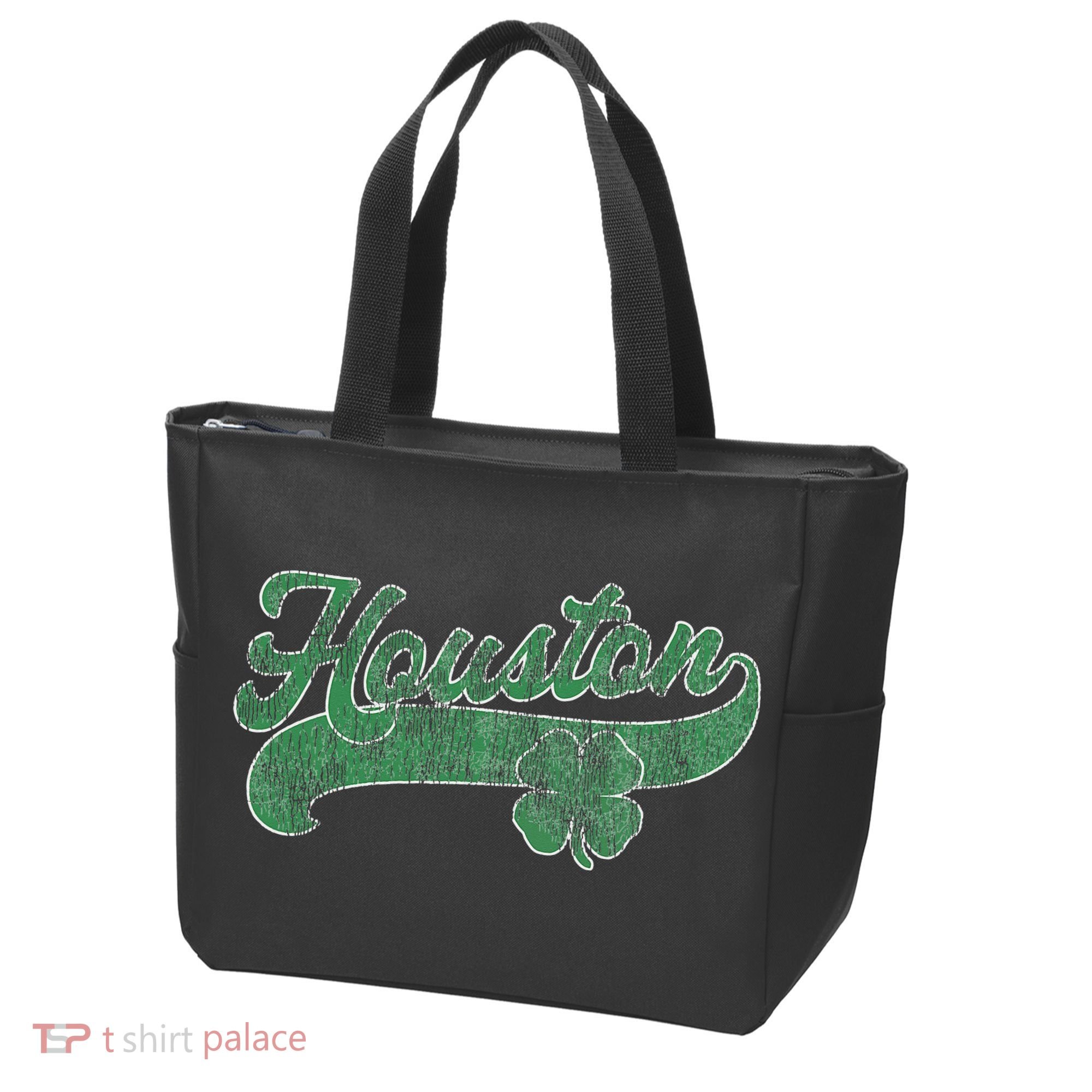 Shamrock Houston Texas Irish St. Patrick's Day Tote Bag