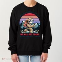 Sloth Hiking Team Hiking Gifts Funny Sloth Women's Sweatshirt thumb 0