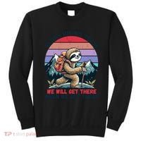 Sloth Hiking Team Hiking Gifts Funny Sloth Sweatshirt thumb 0