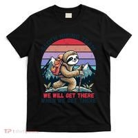 Sloth Hiking Team Hiking Gifts Funny Sloth T-Shirt thumb 0