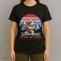 Sloth Hiking Team Hiking Gifts Funny Sloth T-Shirt thumb 4