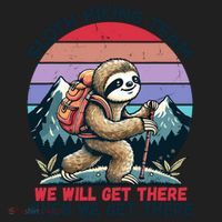 Sloth Hiking Team Hiking Gifts Funny Sloth 11oz C Handle Ceramic Mug thumb 5