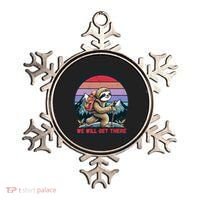 Sloth Hiking Team Hiking Gifts Funny Sloth Ornament thumb 0