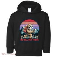 Sloth Hiking Team Hiking Gifts Funny Sloth Toddler Hoodie thumb 0