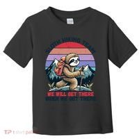 Sloth Hiking Team Hiking Gifts Funny Sloth Toddler T-Shirt thumb 0