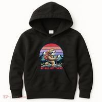 Sloth Hiking Team Hiking Gifts Funny Sloth Kids Hoodie thumb 0