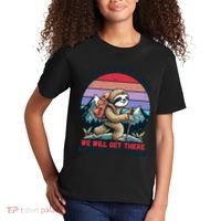 Sloth Hiking Team Hiking Gifts Funny Sloth Kids T-Shirt thumb 2