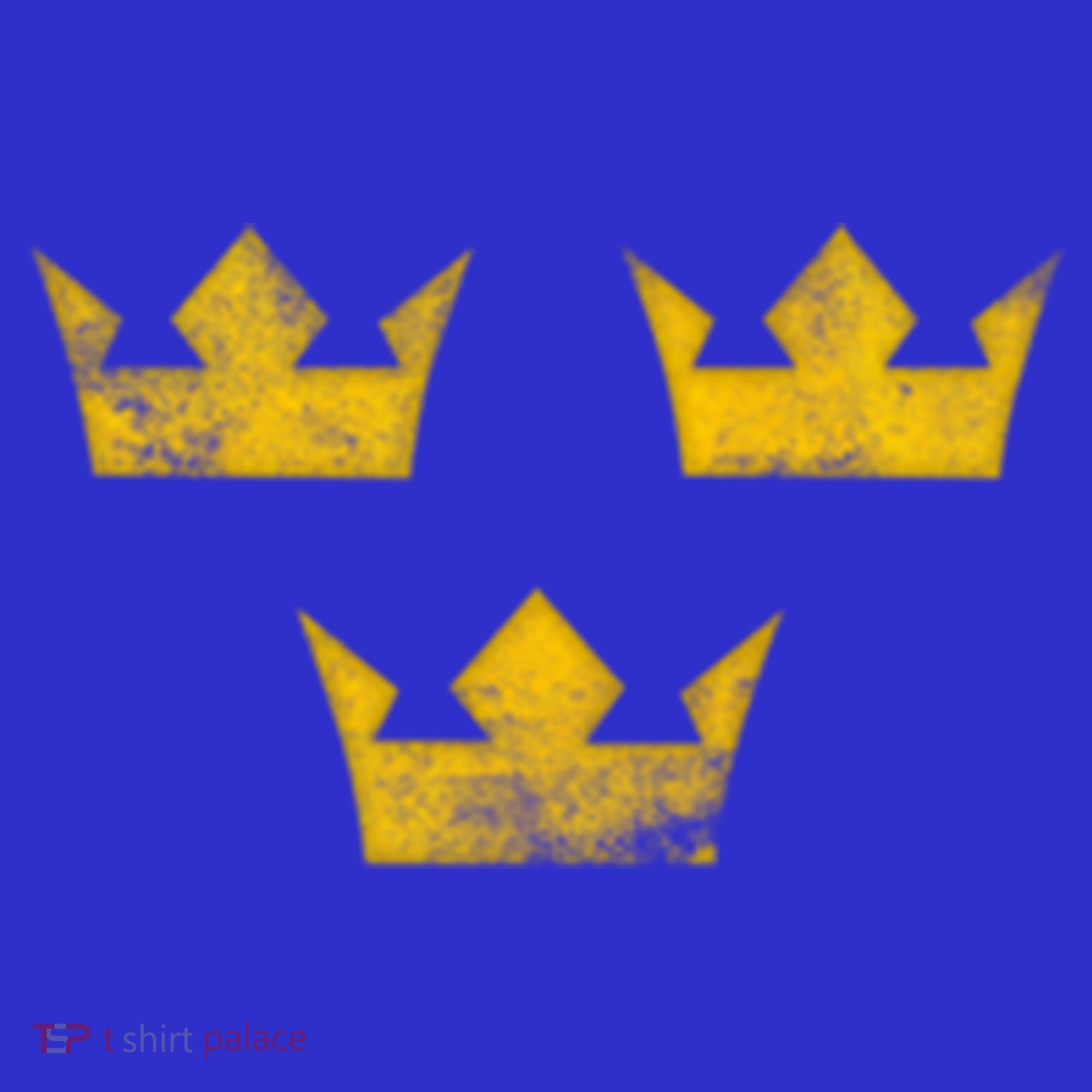 Sweden Heritage Tre Kronor Three Crowns Vintage Sverige Gift T-Shirt