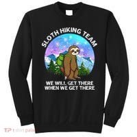 Sloth Hiking Team Funny Sloth Hiking Lover Sweatshirt thumb 0