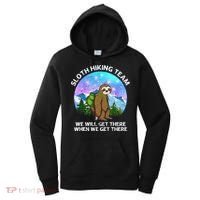 Sloth Hiking Team Funny Sloth Hiking Lover Women's Hoodie thumb 0