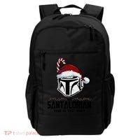 Santalorian Hunter This Is The Way Christmas Holiday Season Backpack thumb 0