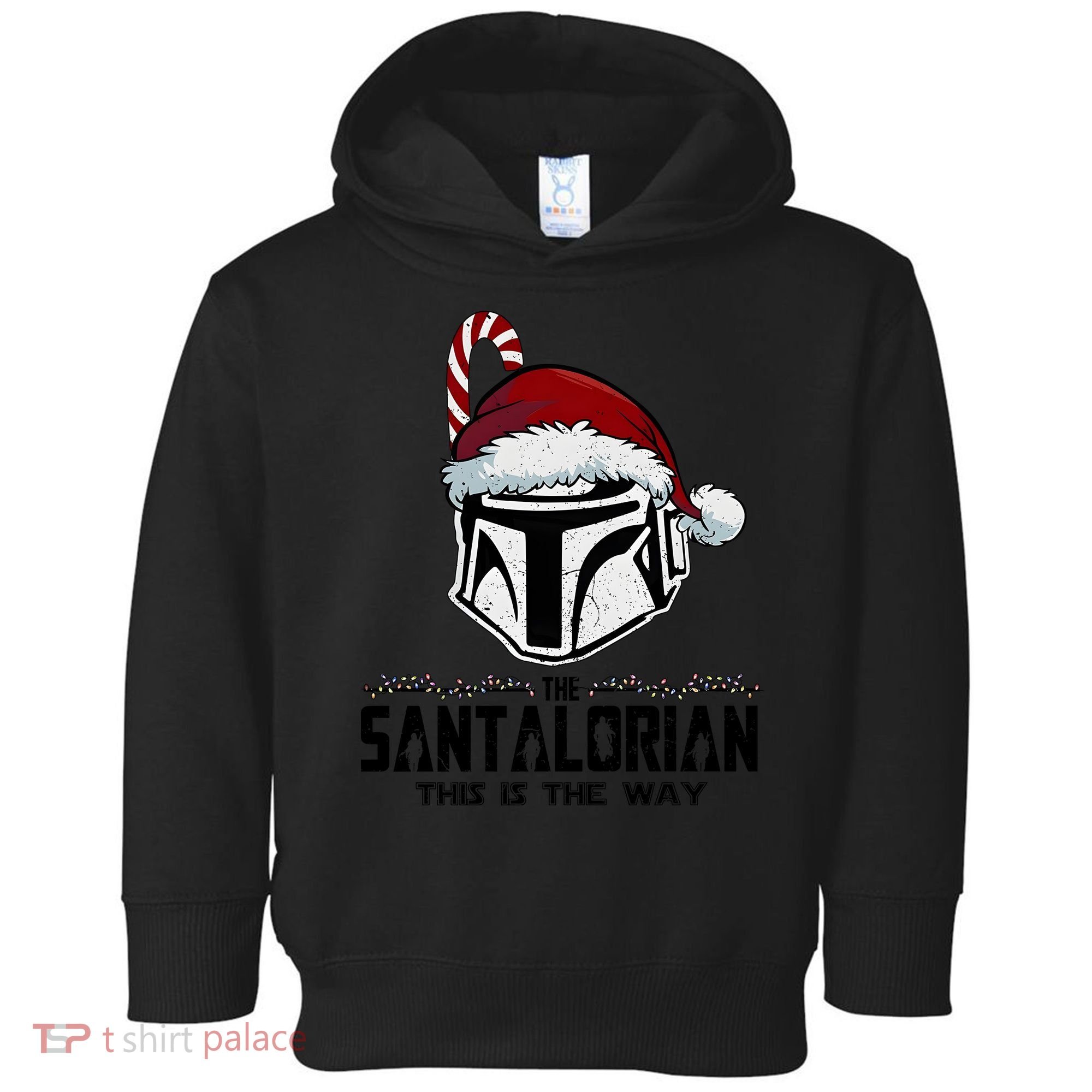 Santalorian Hunter This Is The Way Christmas Holiday Season Toddler Hoodie