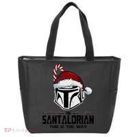 Santalorian Hunter This Is The Way Christmas Holiday Season Tote Bag thumb 0
