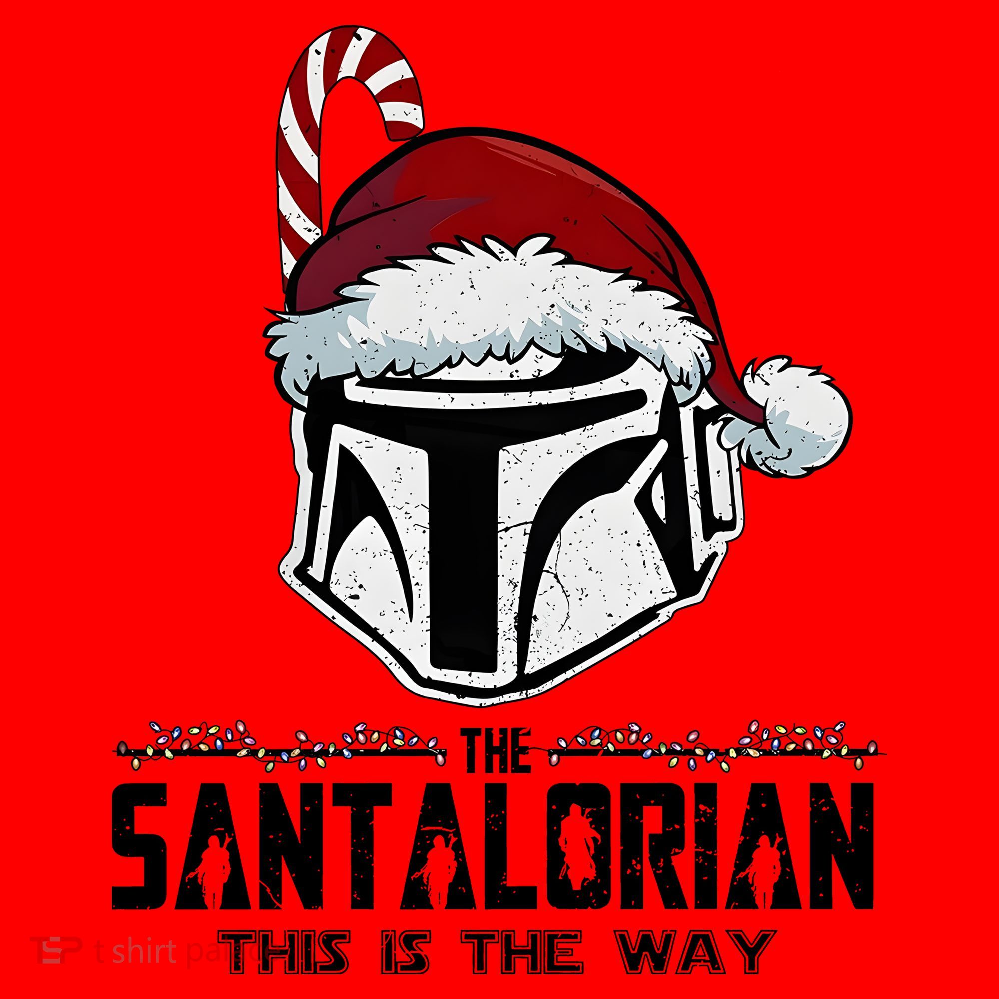 Santalorian Hunter This Is The Way Christmas Holiday Season Santa Hat