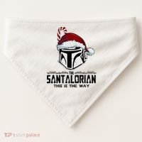 Santalorian Hunter This Is The Way Christmas Holiday Season USA-Made Doggie Bandana thumb 0