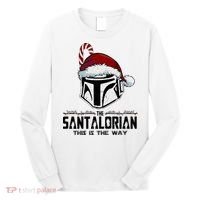 Santalorian Hunter This Is The Way Christmas Holiday Season Long Sleeve Shirt thumb 0