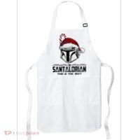 Santalorian Hunter This Is The Way Christmas Holiday Season Apron thumb 0