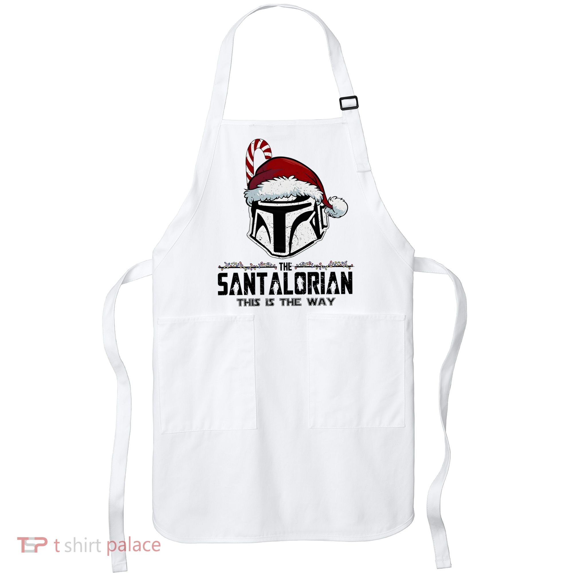 Santalorian Hunter This Is The Way Christmas Holiday Season Apron