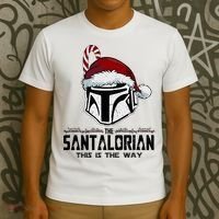Santalorian Hunter This Is The Way Christmas Holiday Season T-Shirt thumb 3