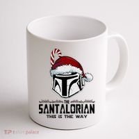 Santalorian Hunter This Is The Way Christmas Holiday Season Coffee Mug thumb 1
