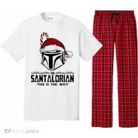 Santalorian Hunter This Is The Way Christmas Holiday Season Pajama Set thumb 0