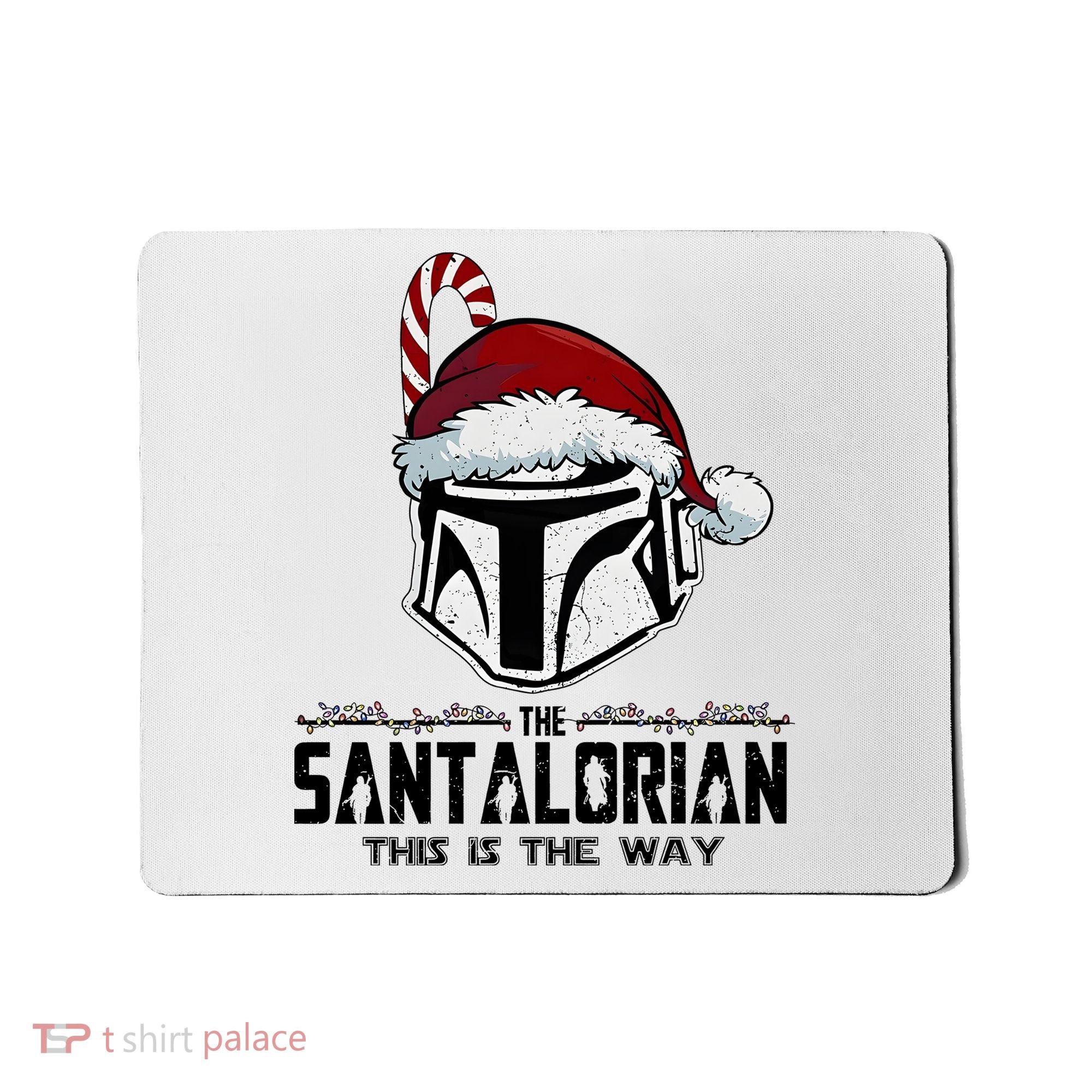 Santalorian Hunter This Is The Way Christmas Holiday Season Mousepad