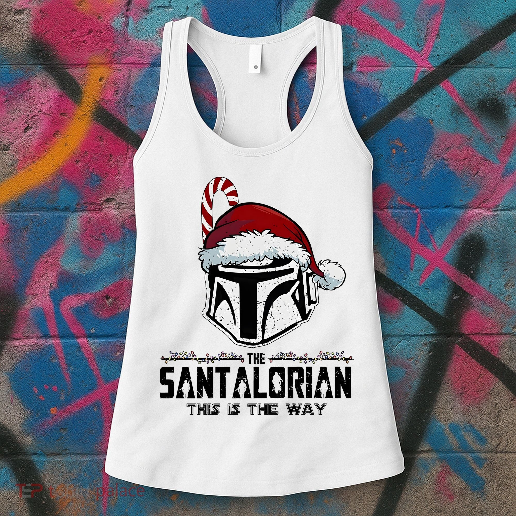 Santalorian Hunter This Is The Way Christmas Holiday Season Women's Tank Top