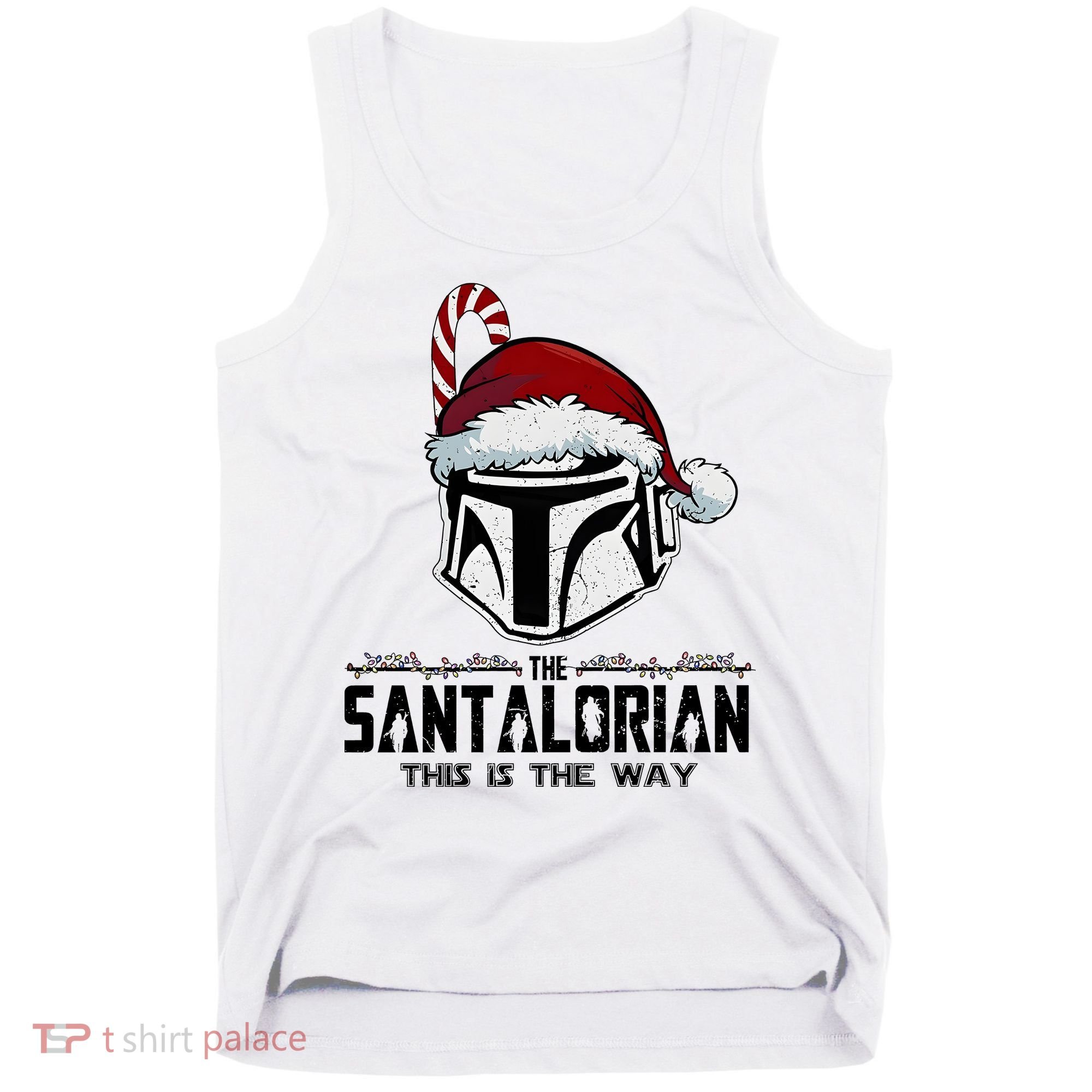 Santalorian Hunter This Is The Way Christmas Holiday Season Tank Top