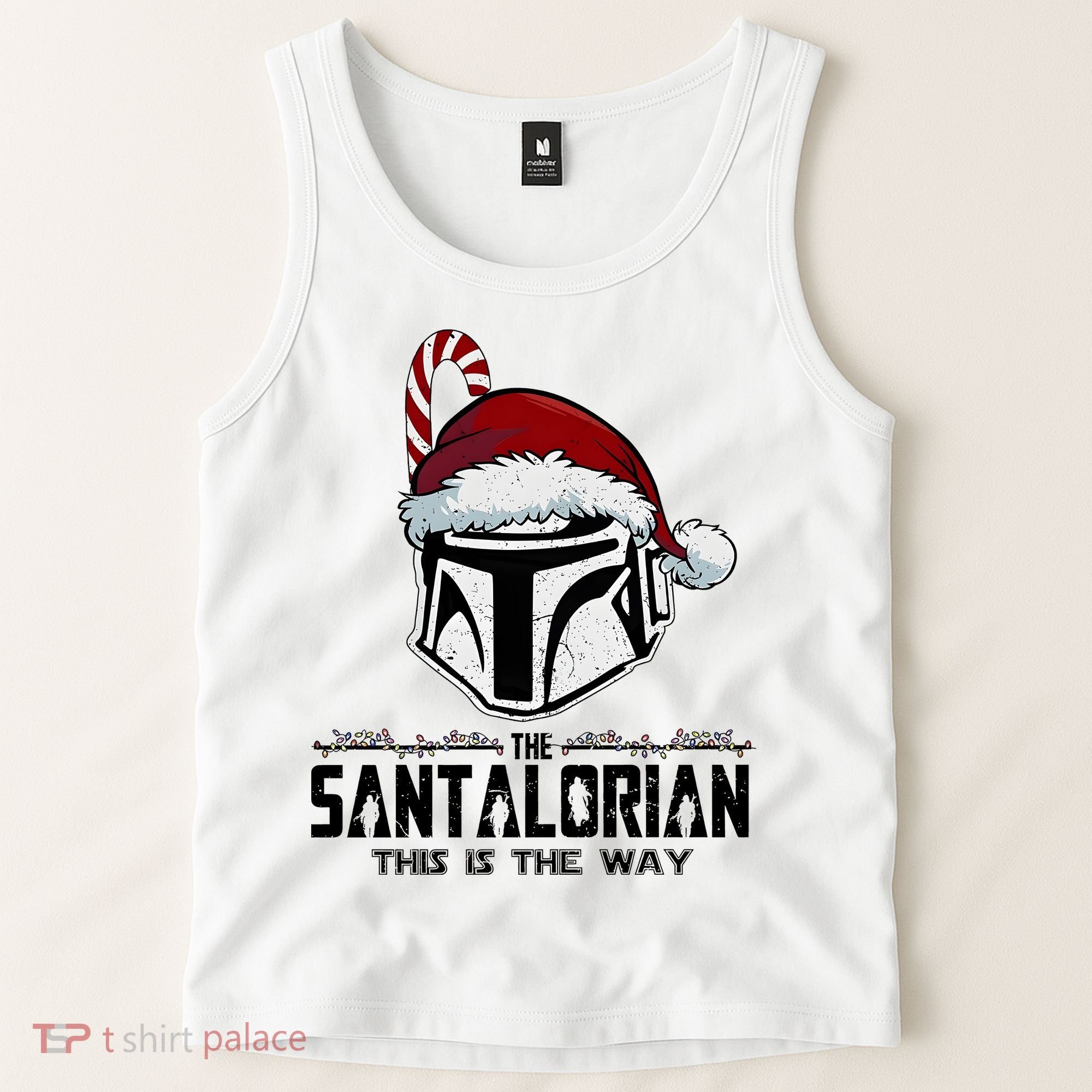 Santalorian Hunter This Is The Way Christmas Holiday Season Tank Top